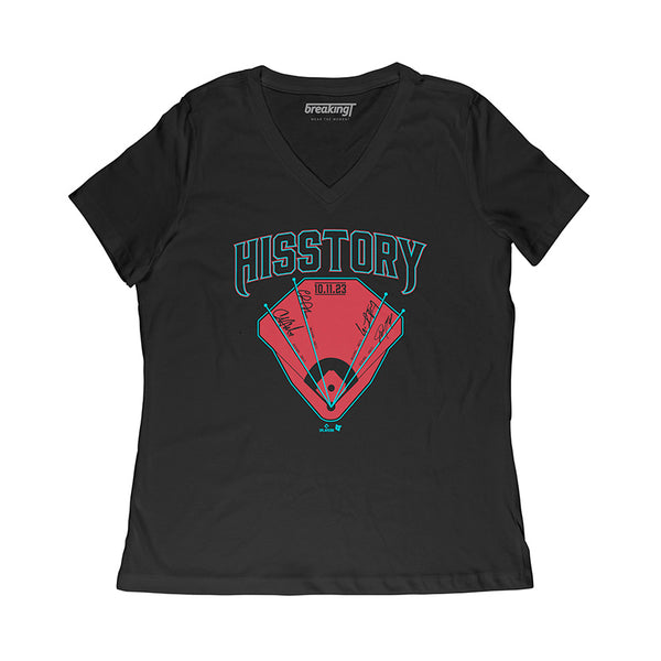 Four Home Run HISSTORY Shirt, Arizona Baseball - MLBPA - BreakingT