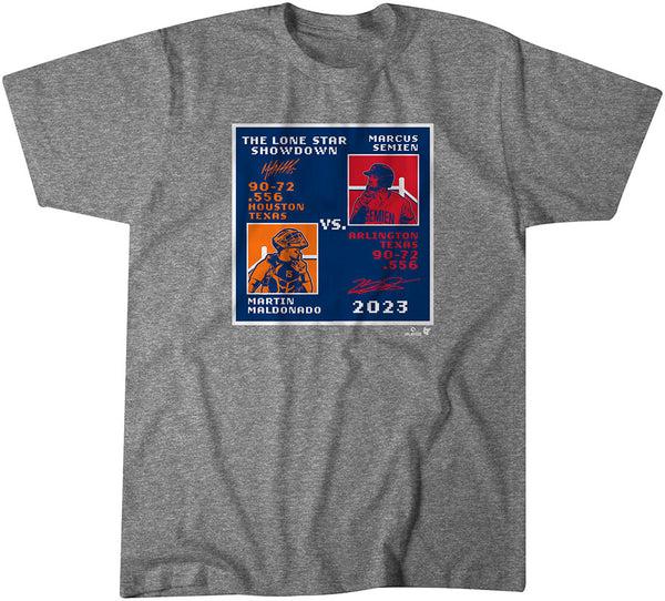 Lone Star Showdown Shirt, Houston vs Texas - MLBPA Licensed -BreakingT