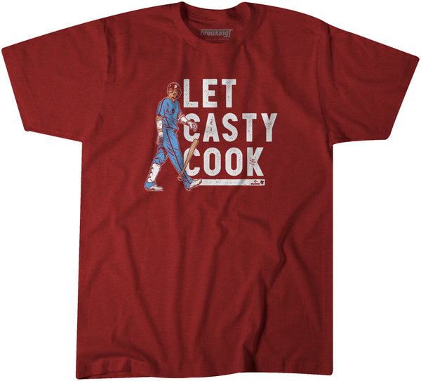 Nick Castellanos: Let Casty Cook T-Shirt, Philly - MLBPA - BreakingT