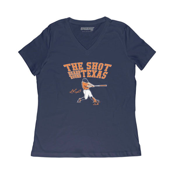 José Altuve: Shot Heard 'Round Texas Shirt - MLBPA Licensed -BreakingT