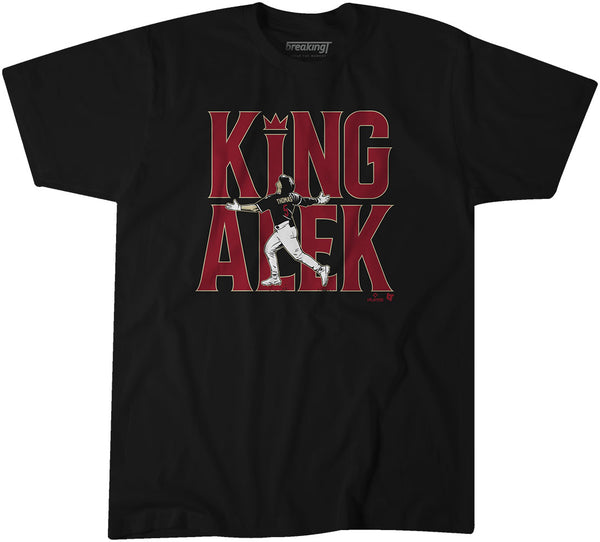 Alek Thomas: King Alek Shirt, Arizona - MLBPA Licensed - BreakingT