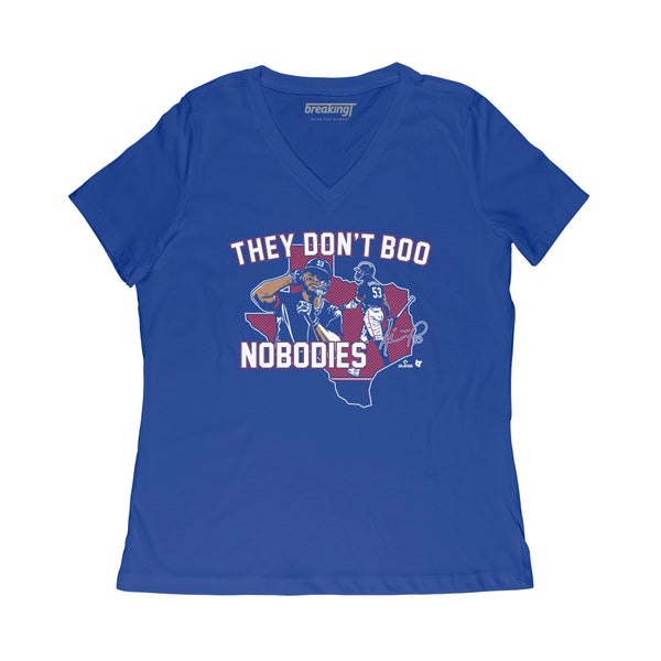 Adolis García They Don't Boo Nobodies Shirt, Texas - MLBPA - BreakingT