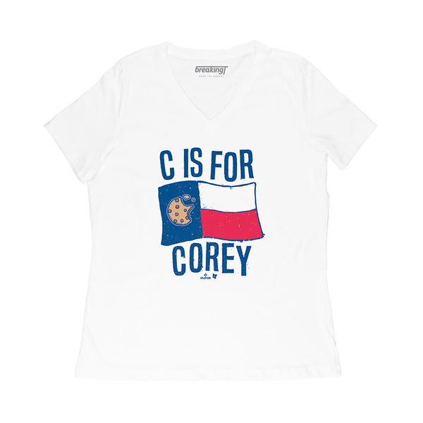 Corey Seager: C is for Corey Shirt, Texas - MLBPA Licensed - BreakingT