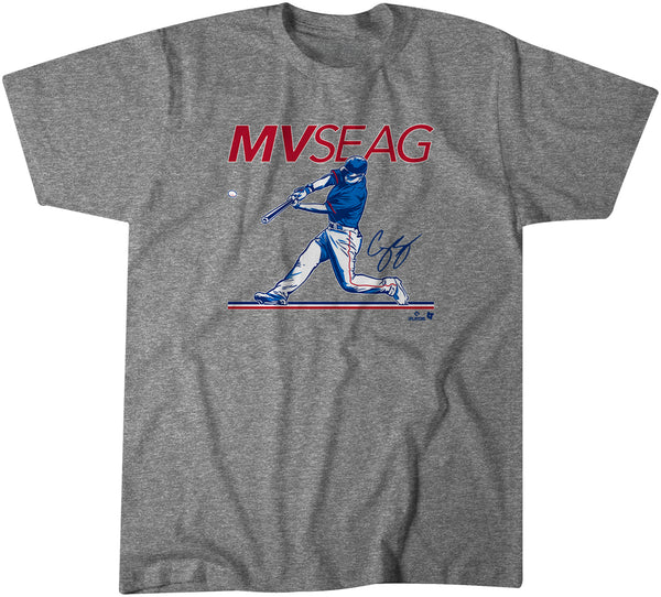 Corey Seager: MVSeag Shirt, Texas Baseball - MLBPA Licensed -BreakingT