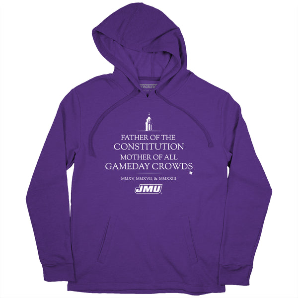 JMU Football: Mother of Crowds Adult T-Shirt