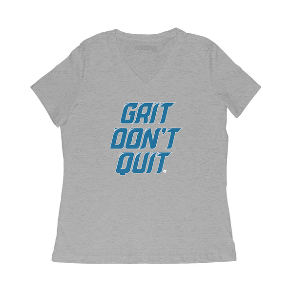 Detroit Grit Don't Quit T-Shirt | Detroit Pro Football