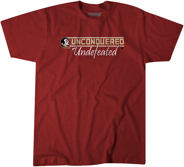 Florida State Football: Unconquered & Undefeated Adult T-Shirt