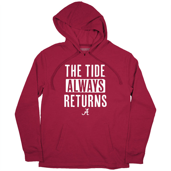 Alabama Football: The Tide Always Returns Adult T-Shirt