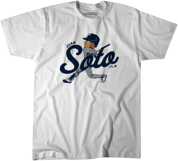 Juan Soto: Caricature Shirt, New York - MLBPA Licensed - BreakingT