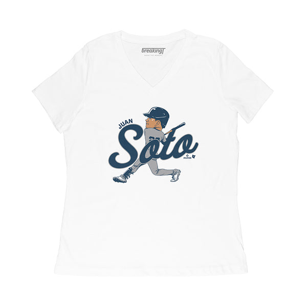 Juan Soto: Caricature Shirt, New York - MLBPA Licensed - BreakingT