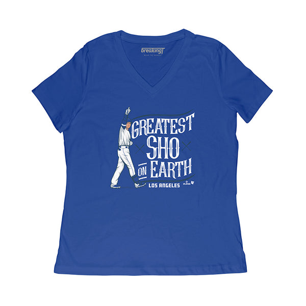 Shohei Ohtani Greatest Sho On Earth Shirt - MLBPA Licensed - BreakingT