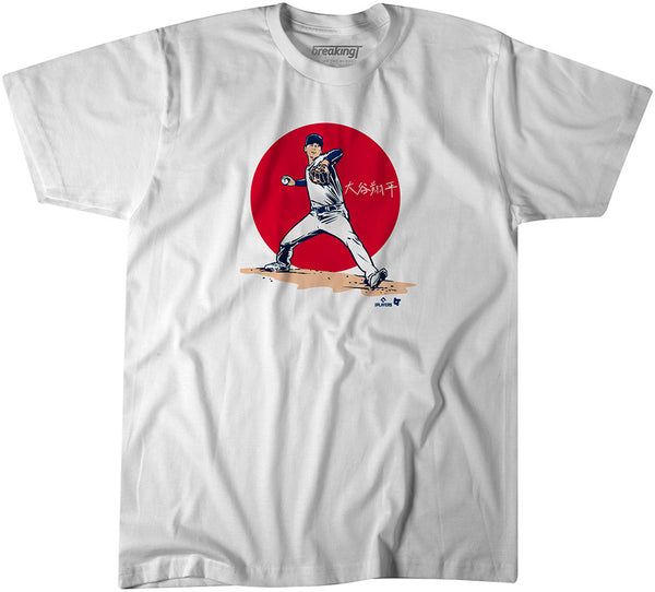 Shohei Ohtani Japanese Flag Shirt - MLBPA Licensed - BreakingT