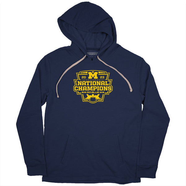 Michigan Football: 2023 National Champions Logo Adult T-Shirt