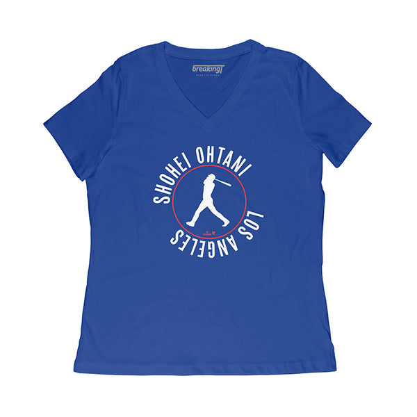 Shohei Ohtani: Swing Circle Shirt, LA - MLBPA Licensed - BreakingT