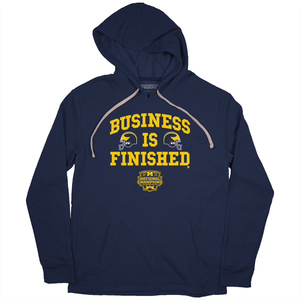 Michigan Football: Business is Finished Adult T-Shirt