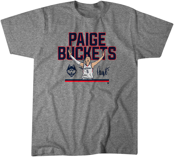 UConn Basketball: Paige Bueckers Buckets Adult T-Shirt