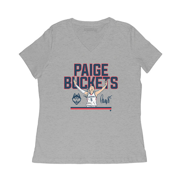 UConn Basketball: Paige Bueckers Buckets Adult T-Shirt