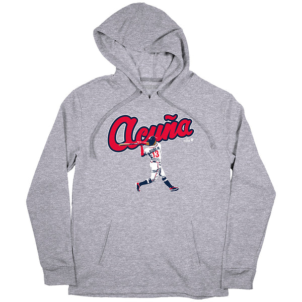 Ronald Acuña Jr.: Slugger Swing Shirt- Atlanta-MLBPA Licensed-BreakingT