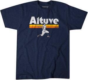 José Altuve: Slugger Swing Shirt - MLBPA Licensed - BreakingT