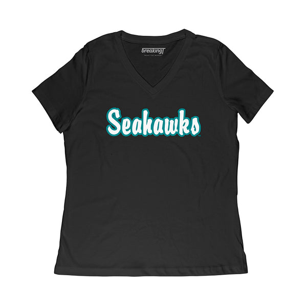 UNCW Basketball: Seahawks In Black Adult T-Shirt