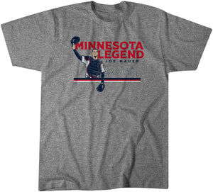 Joe Mauer Minnesota Legend Shirt + Hoodie - MLBPAA Licensed -BreakingT