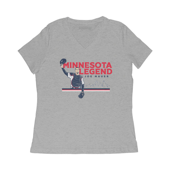 Joe Mauer Minnesota Legend Shirt + Hoodie - MLBPAA Licensed -BreakingT