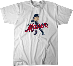 Joe Mauer Caricature Shirt, Minnesota - MLBPAA Licensed -BreakingT