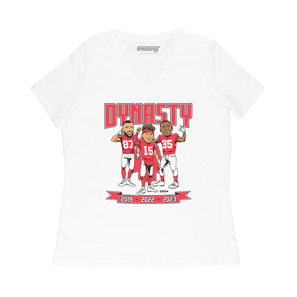 Kansas City: 2023 World Champs Dynasty Caricatures Adult T-Shirt