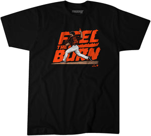 Corbin Burnes: Feel the Burn Shirt, Baltimore - MLBPA - BreakingT