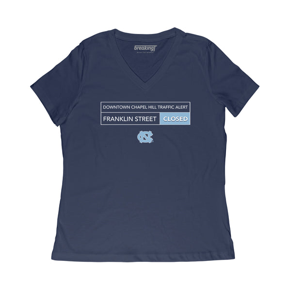 UNC Basketball: Franklin Street Closed Adult T-Shirt