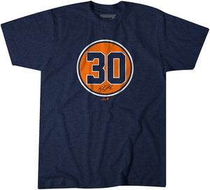 Kyle Tucker: Number Circle Shirt - MLBPA Licensed - BreakingT