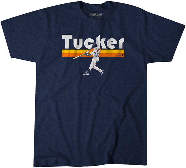 Kyle Tucker: Slugger Swing Shirt - MLBPA Licensed - BreakingT