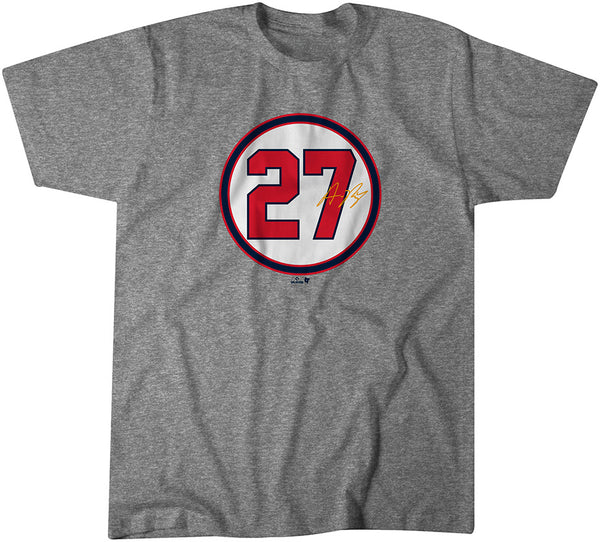 Austin Riley: Number Circle Shirt - MLBPA Licensed - BreakingT