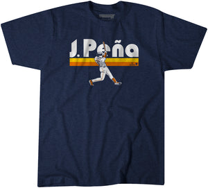 Jeremy Peña: Slugger Swing Shirt - MLBPA Licensed - BreakingT