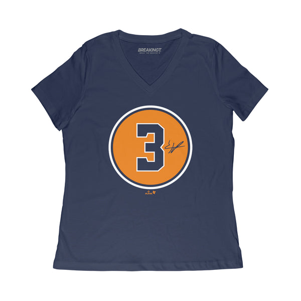 Jeremy Peña: Number Circle Shirt - MLBPA Licensed - BreakingT