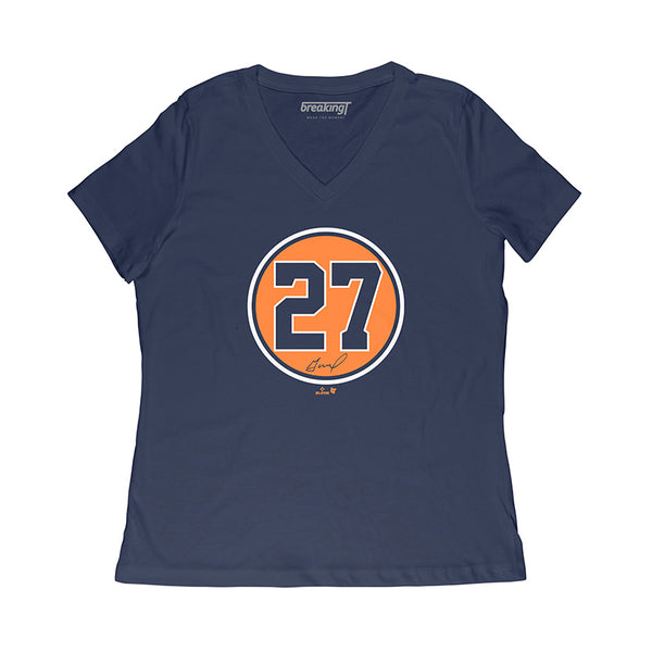 José Altuve: Number Circle Shirt - MLBPA Licensed - BreakingT