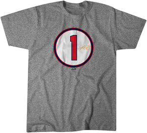 Ozzie Albies: Number Circle Shirt - MLBPA Licensed - BreakingT