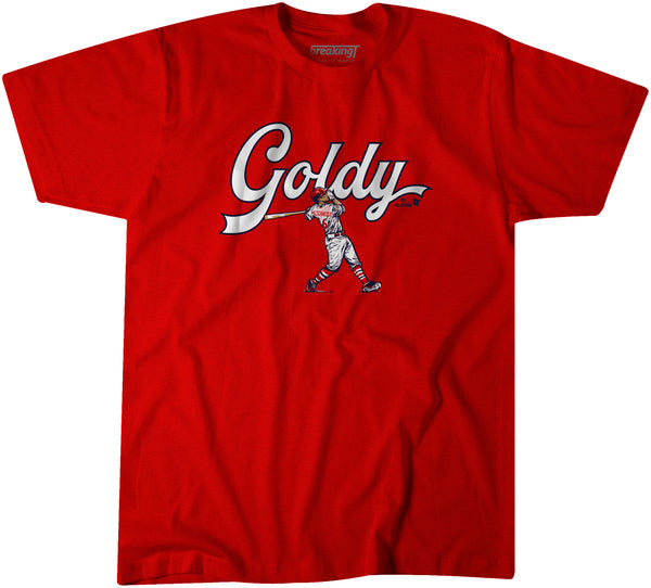 Paul Goldschmidt: Slugger Swing Shirt - MLBPA Licensed - BreakingT