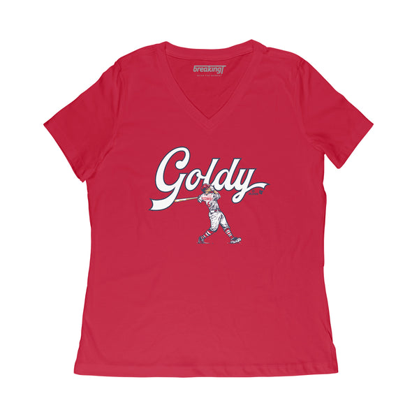 Paul Goldschmidt: Slugger Swing Shirt - MLBPA Licensed - BreakingT