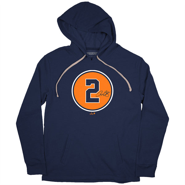 Alex Bregman: Number Circle Shirt - MLBPA Licensed - BreakingT