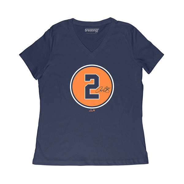 Alex Bregman: Number Circle Shirt - MLBPA Licensed - BreakingT