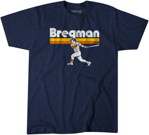 Alex Bregman: Slugger Swing Shirt - MLBPA Licensed - BreakingT