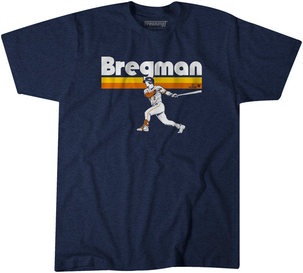 Alex Bregman: Slugger Swing Shirt - MLBPA Licensed - BreakingT