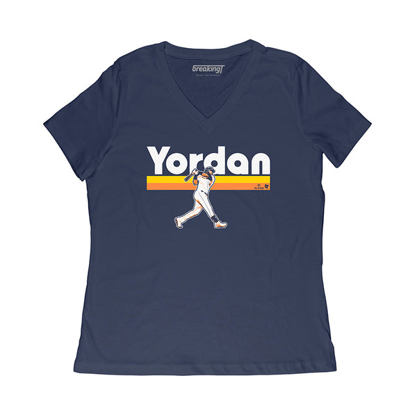 Yordan Álvarez: Slugger Swing Shirt - MLBPA Licensed - BreakingT