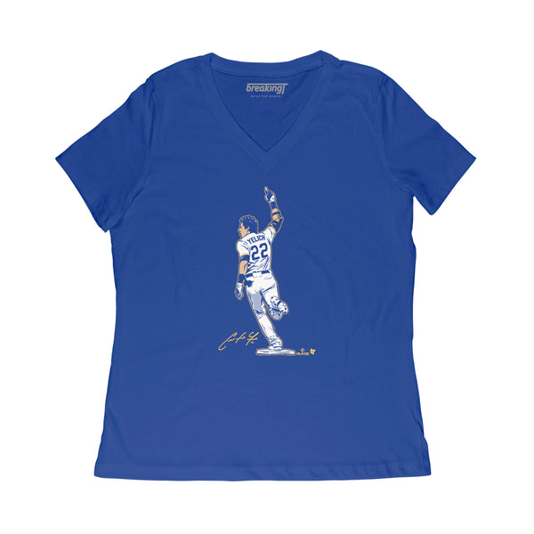 Christian Yelich Superstar Pose Shirt, Milwaukee - MLBPA - BreakingT