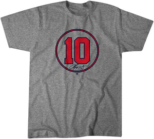 Chipper Jones: Number Circle Shirt, ATL - MLBPAA Licensed - BreakingT