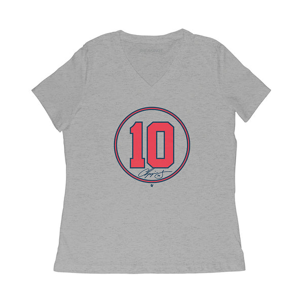 Chipper Jones: Number Circle Shirt, ATL - MLBPAA Licensed - BreakingT