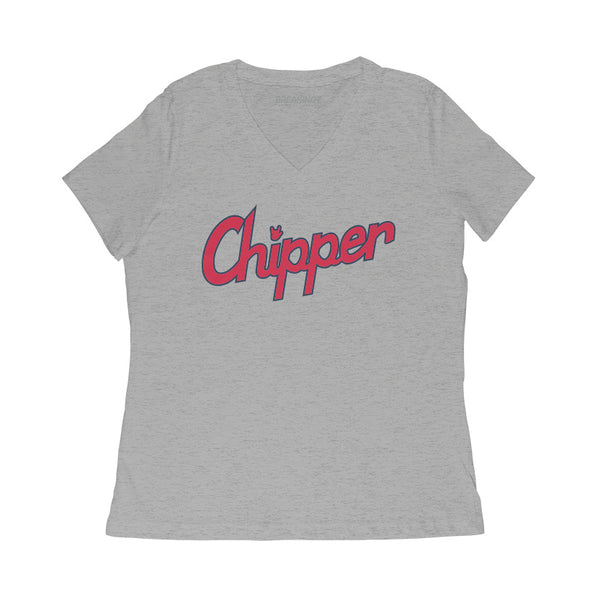 Chipper Jones Team Name Text Shirt, ATL - MLBPAA Licensed - BreakingT