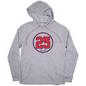 Andruw Jones: Number Circle Shirt, ATL - MLBPAA Licensed - BreakingT