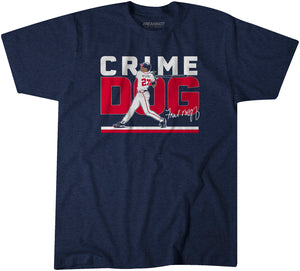 Fred McGriff Crime Dog Shirt, Atlanta - MLBPAA Licensed - BreakingT